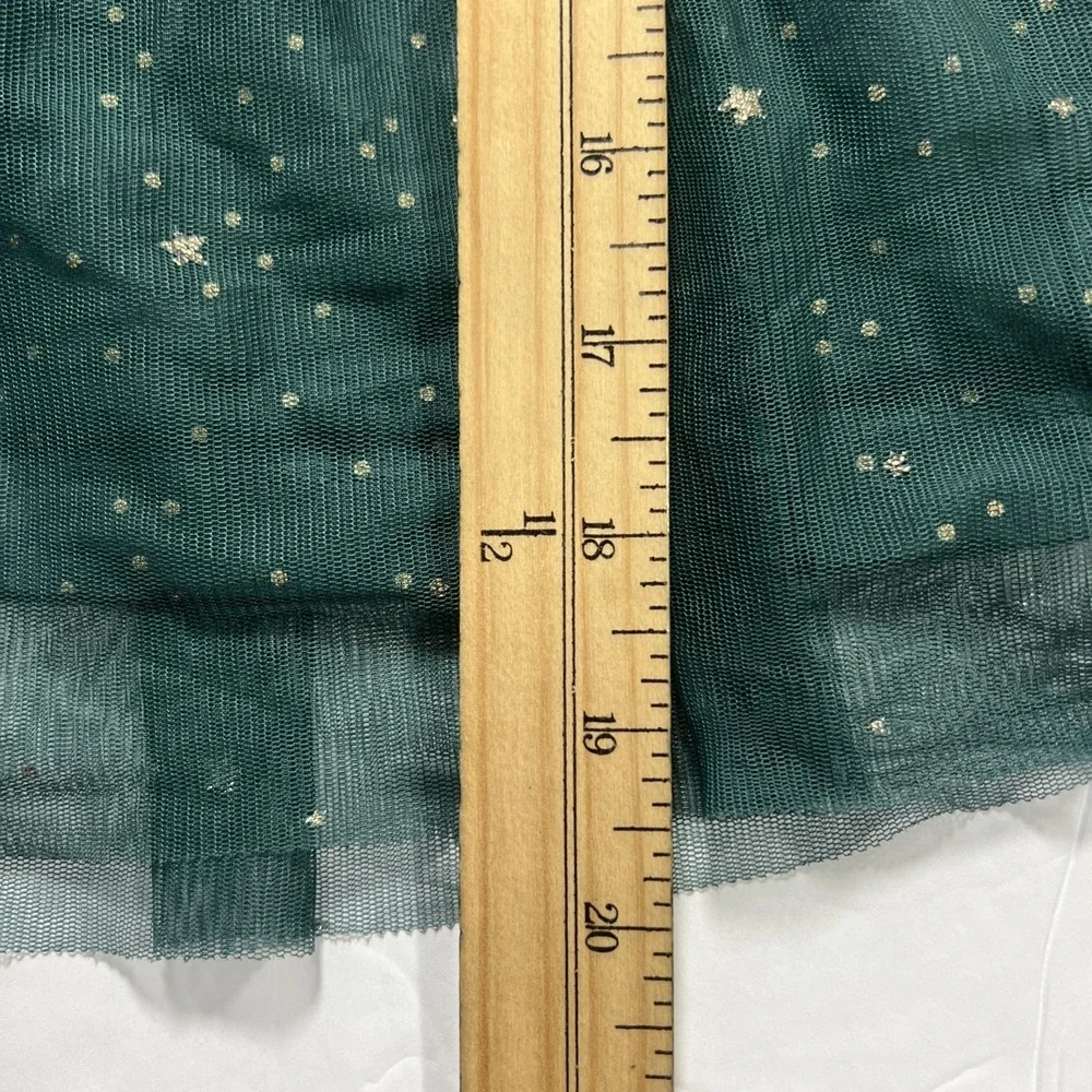 Hanna Andersson girl's Tulle Dress Green‎ Holiday Size 3T